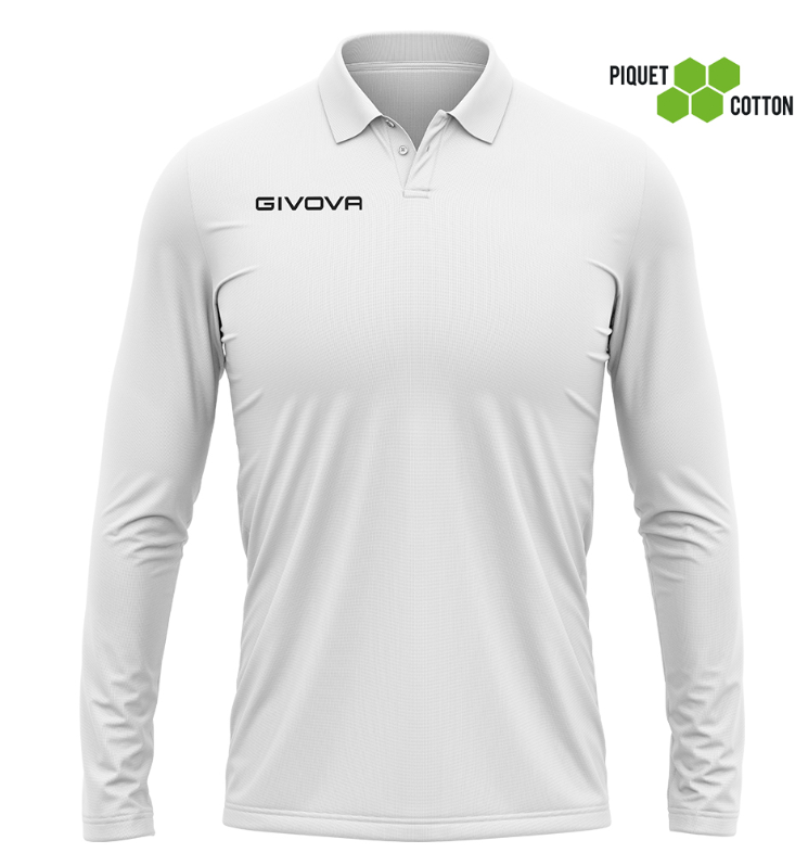 Polo d hiver en coton pique Femme