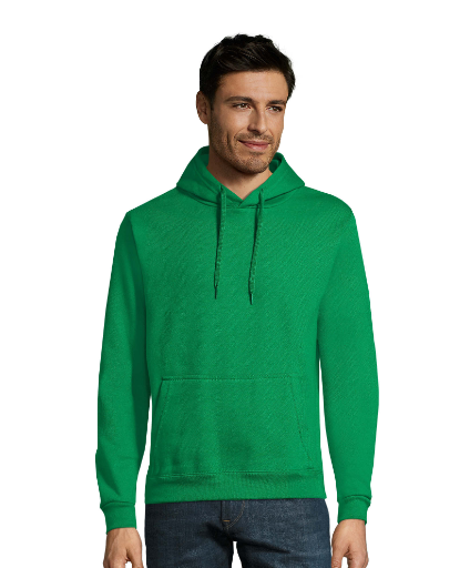 Sweat capuche RLI SPORT VERT BOUTEILLE unisexe