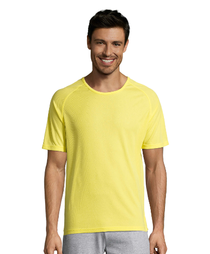 T-shirt SPORTY CITRON homme