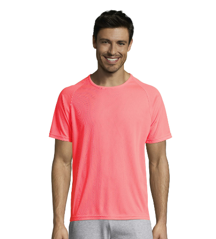 T-shirt SPORTY CORAIL FLUO  homme