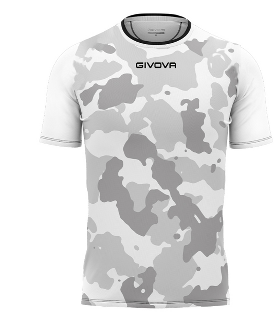 Maillot ARMY INTERLOCK BLANC GRIS