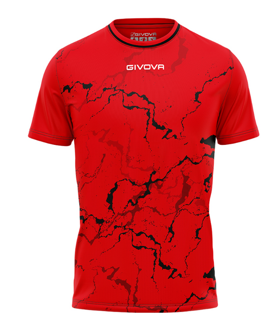 Maillot GRAPHITE rouge/noir