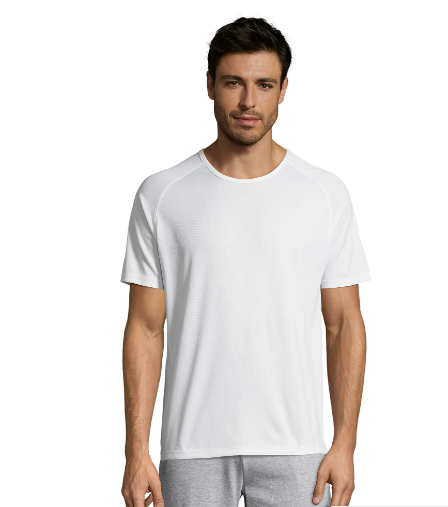 T-shirt SPORTY BLANC homme