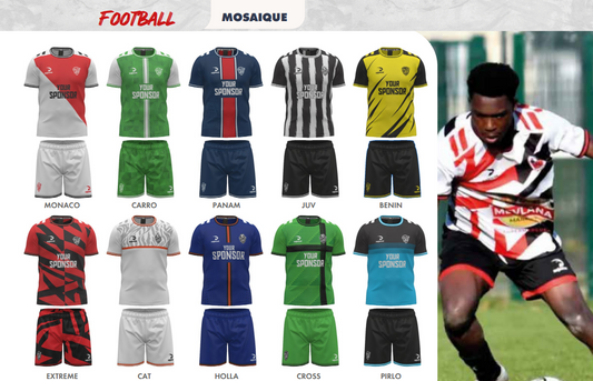 Sublimation Maillot et Short FOOTBALL A PARTIR DE