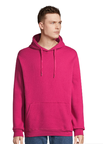 Sweat capuche RLI SPORT FUSCHIA unisexe