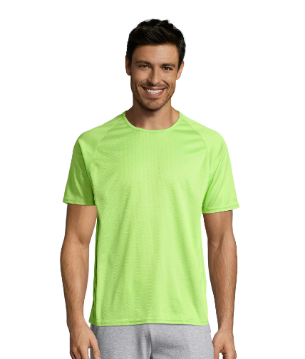 T-shirt SPORTY VERT POMME homme