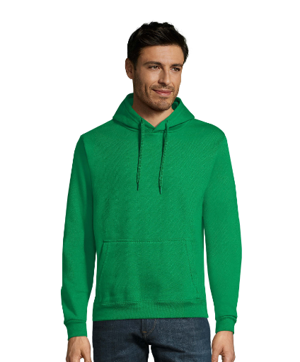 Sweat capuche RLI SPORT VERT BOUTEILLE  unisexe