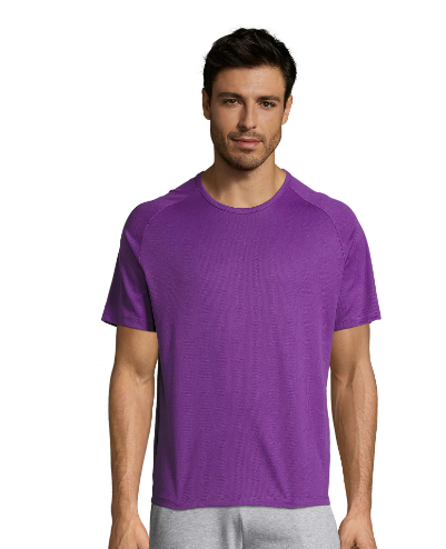 T-shirt SPORTY VIOLET  homme